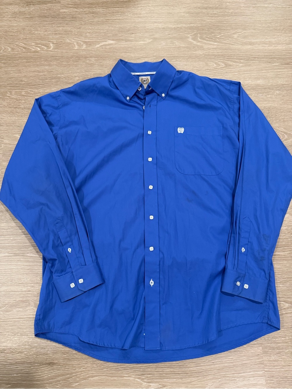 Cinch Men's Button-Down Shirt - Blue